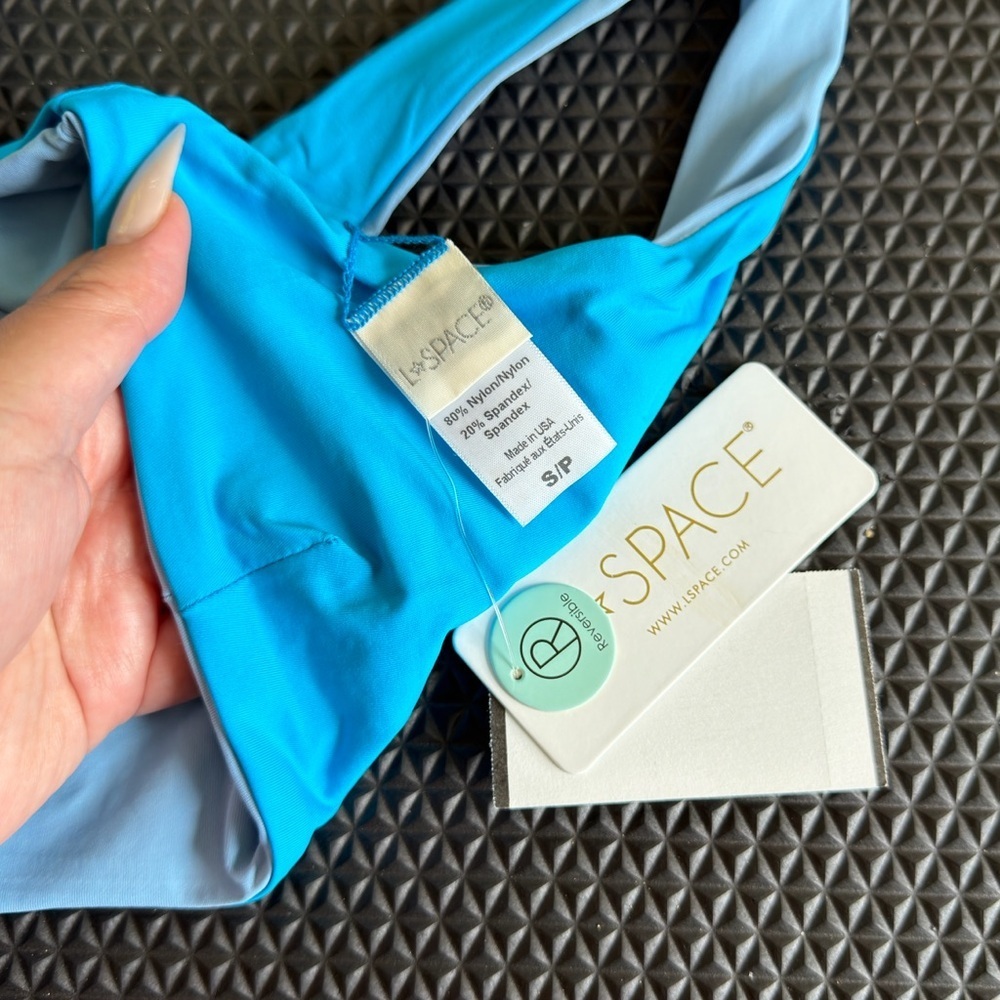 L*SPACE One Wave Reversible Bikini Top - Picture 7 of 8